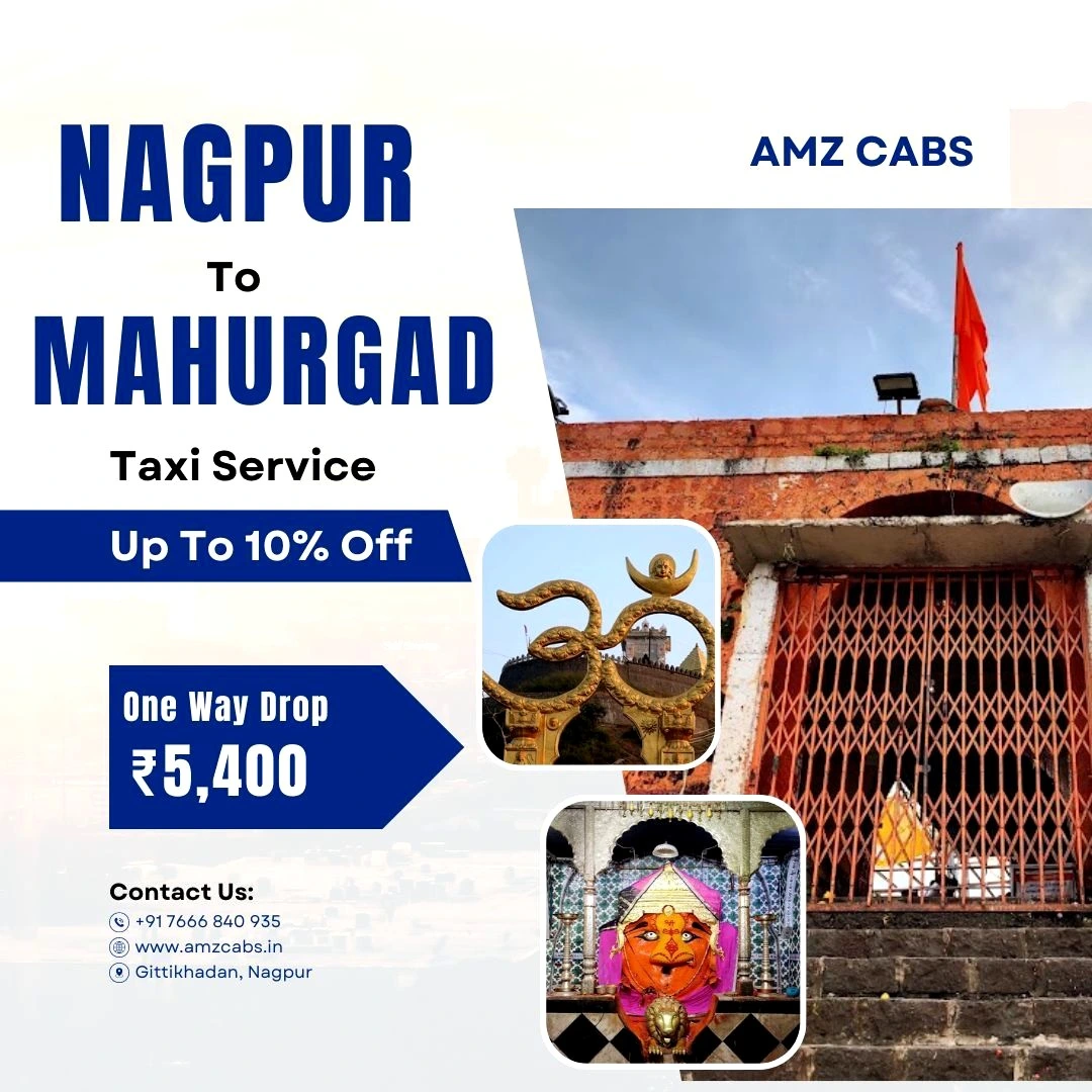 Nagpur To Mahur Taxi - @ ₹5,400 - AMZ Cabs