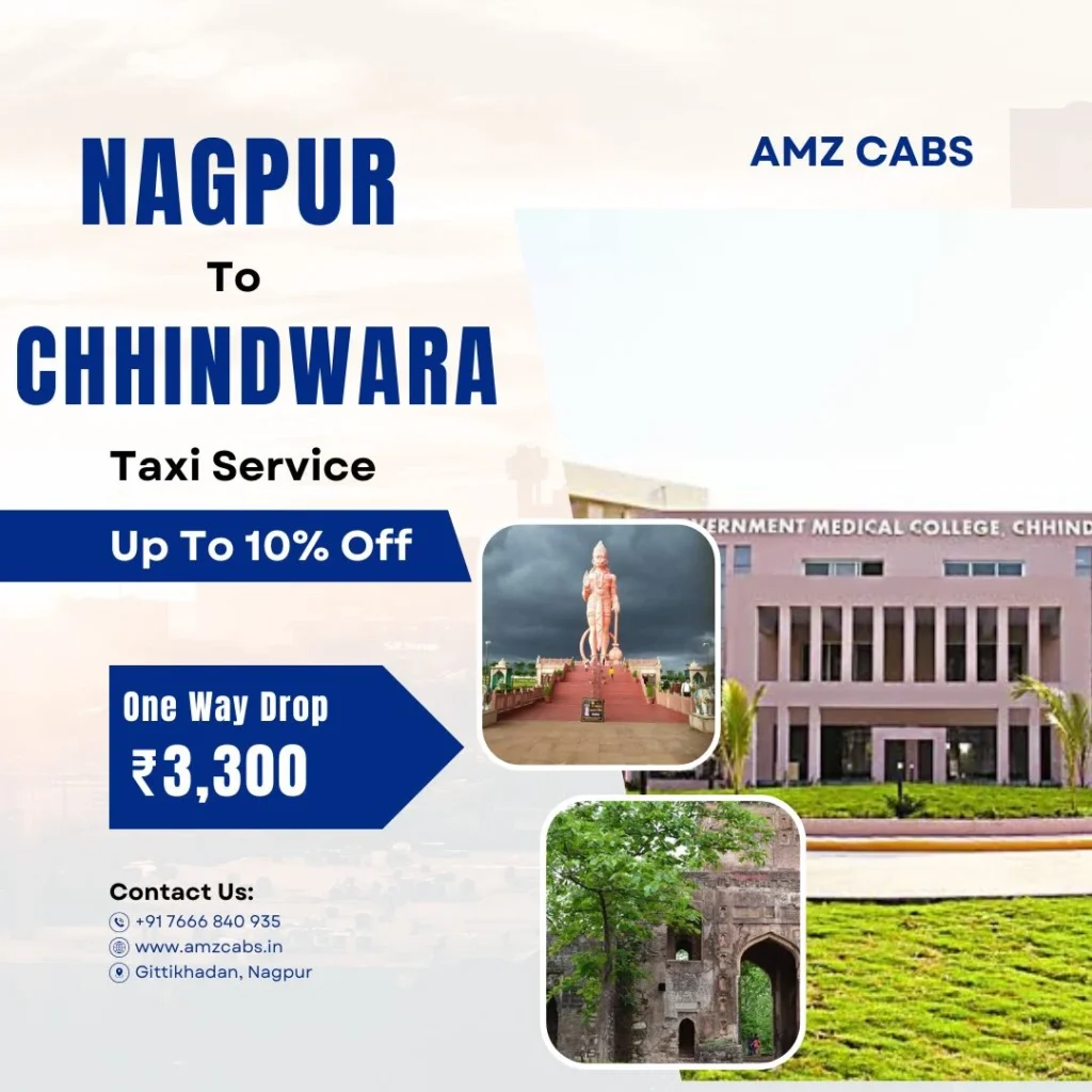 Nagpur to Chhindwara Taxi