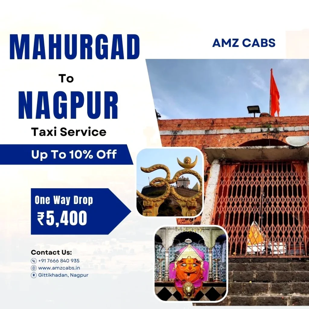 Mahurgad to Nagpur Taxi