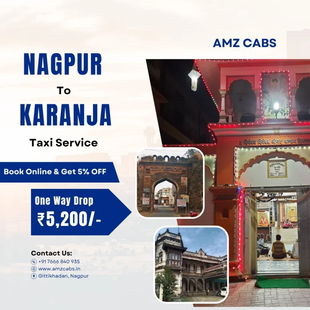 Nagpur to Karanja Taxi Service