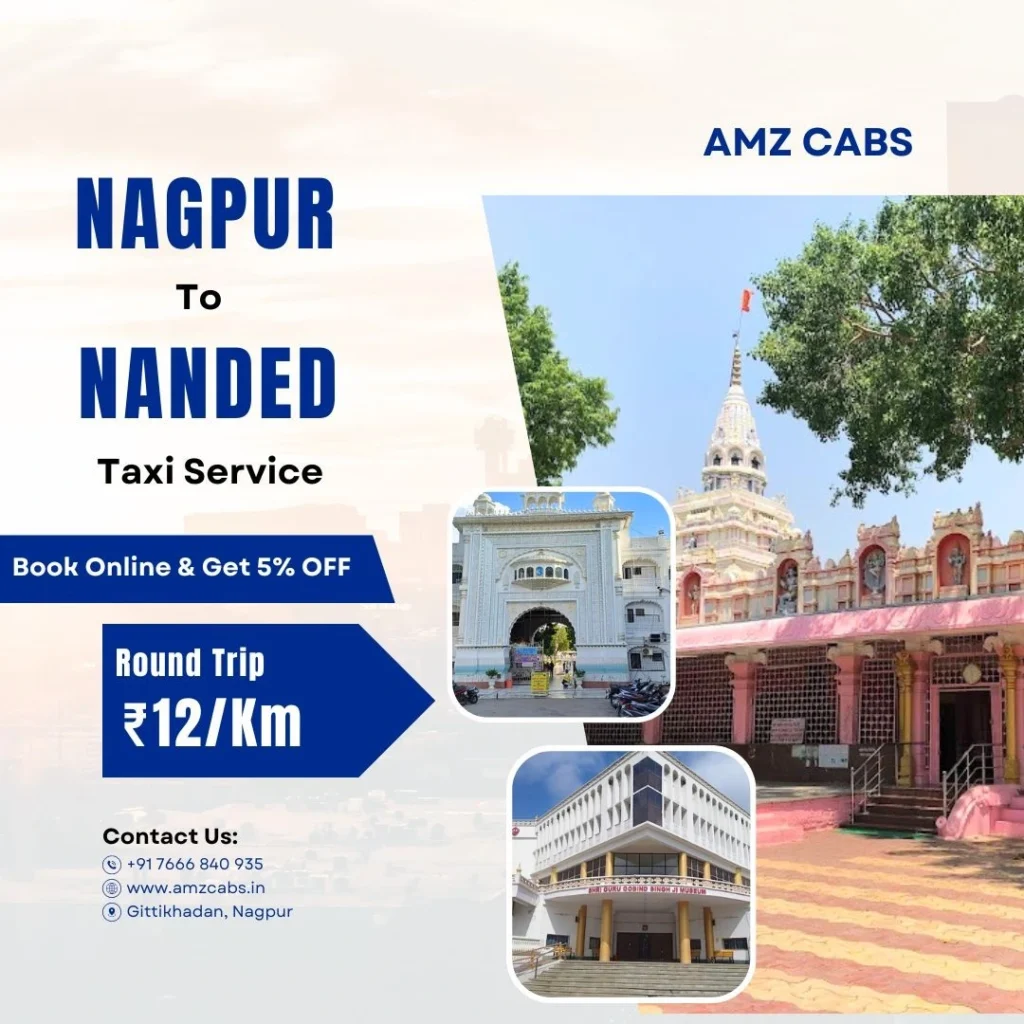 Nagpur to Nanded Taxi Service