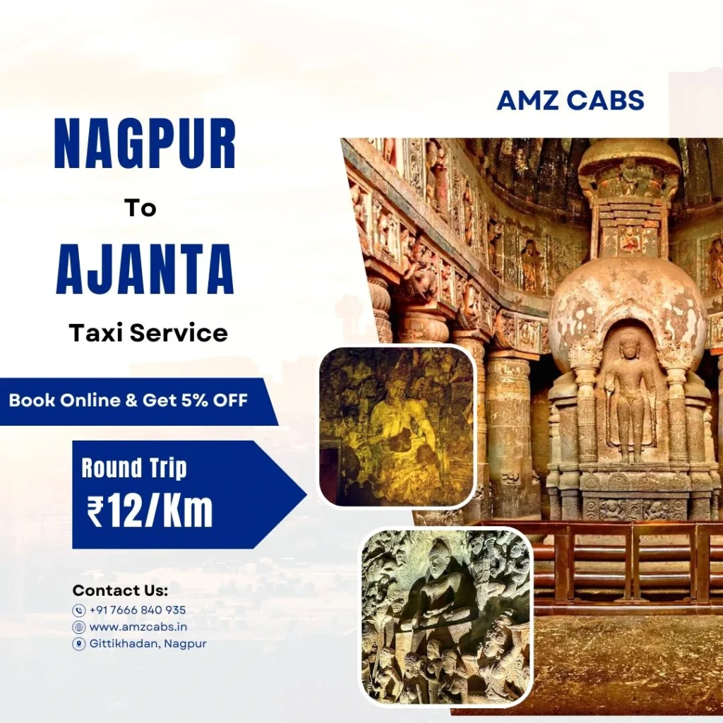 Nagpur to Ajanta Taxi Service