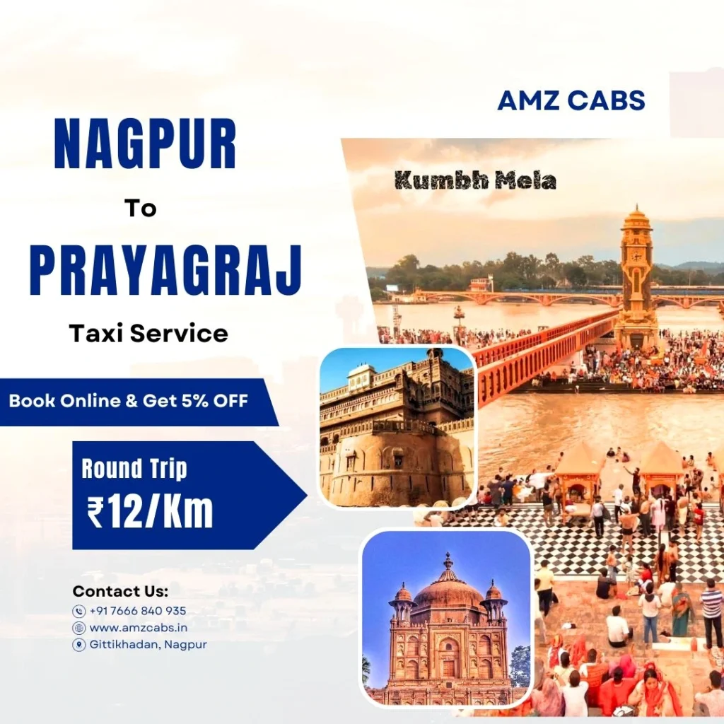 Nagpur to Prayagraj Taxi