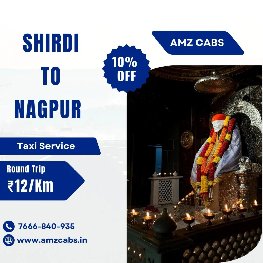 Shirdi to Nagpur Taxi