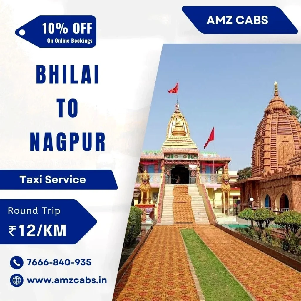 Bhilai to Nagpur taxi