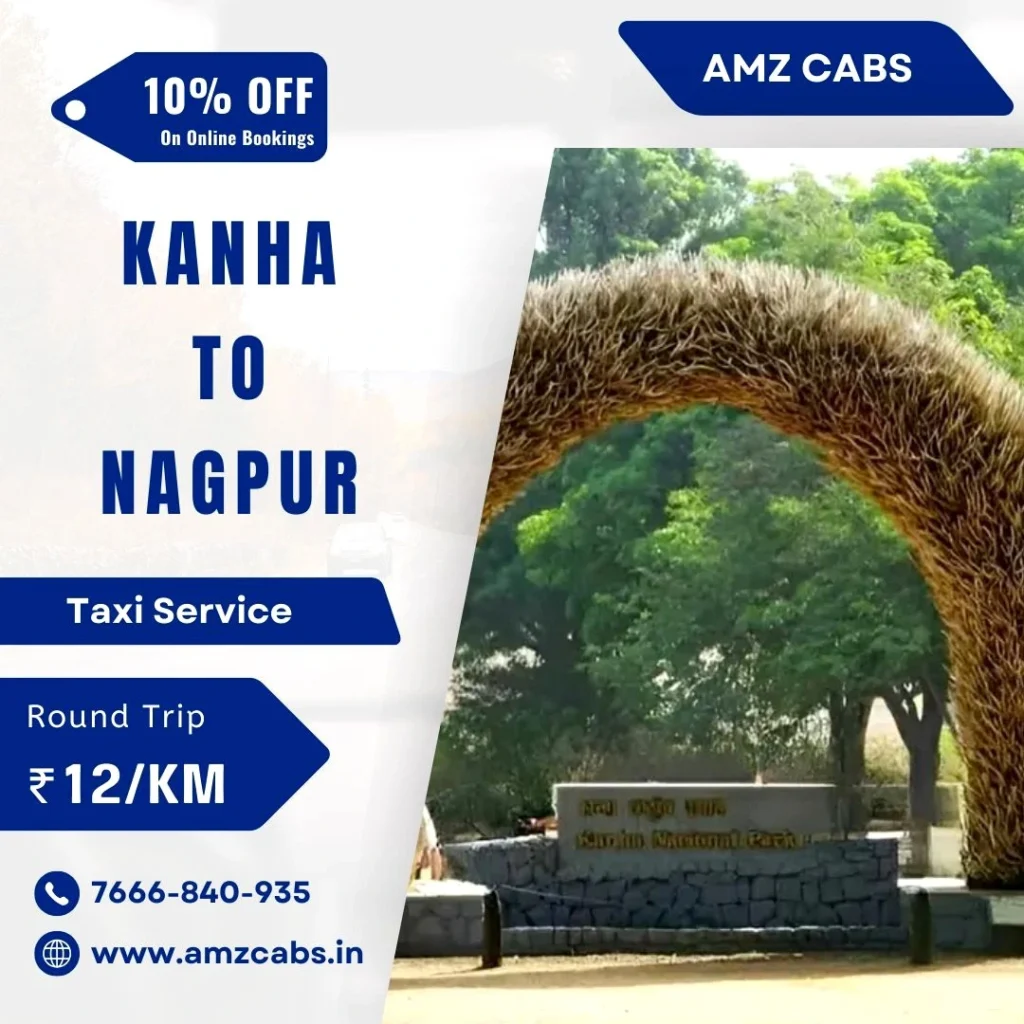 Kanha to Nagpur taxi