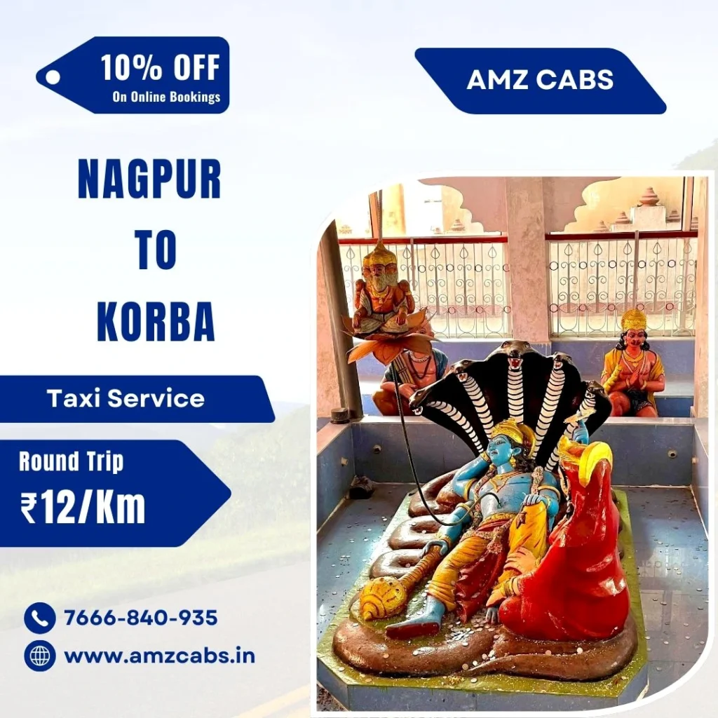 Nagpur to Korba Taxi