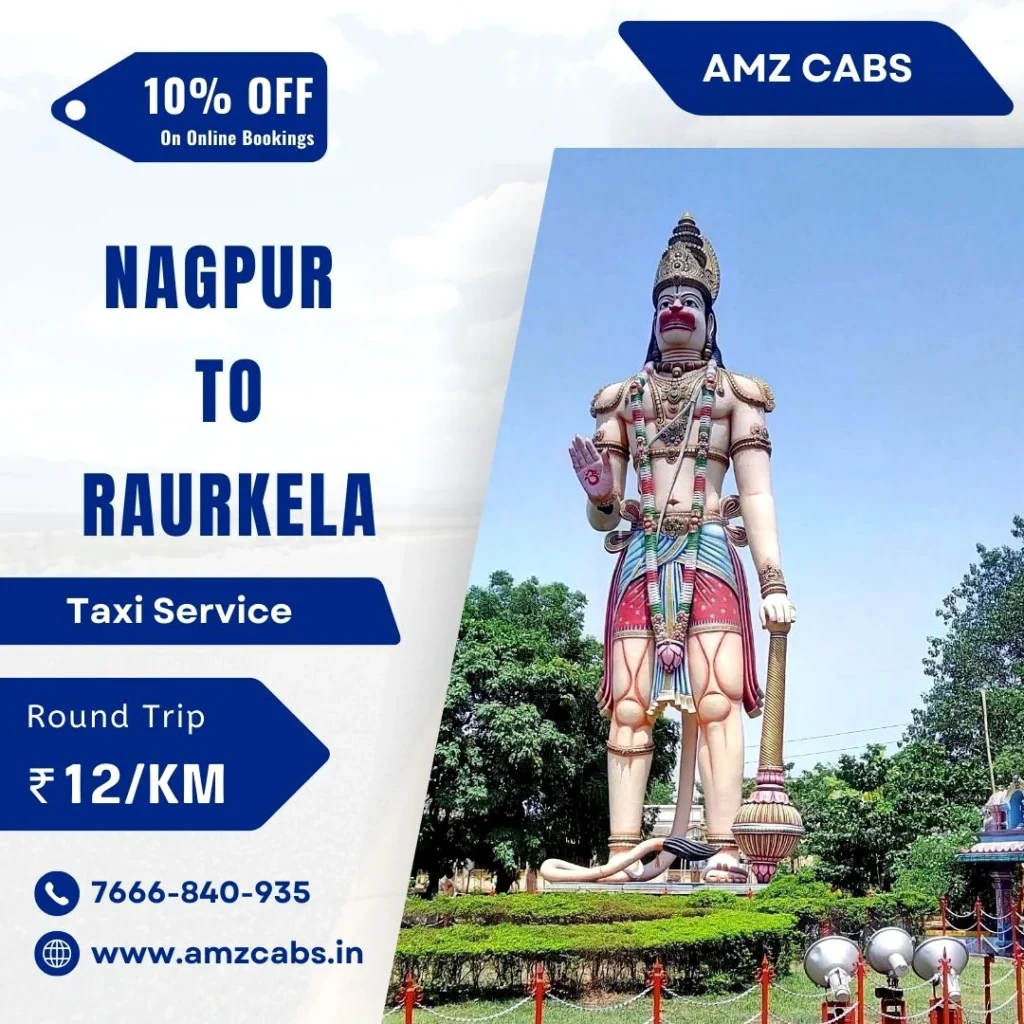 Nagpur to Rourkela Taxi Service