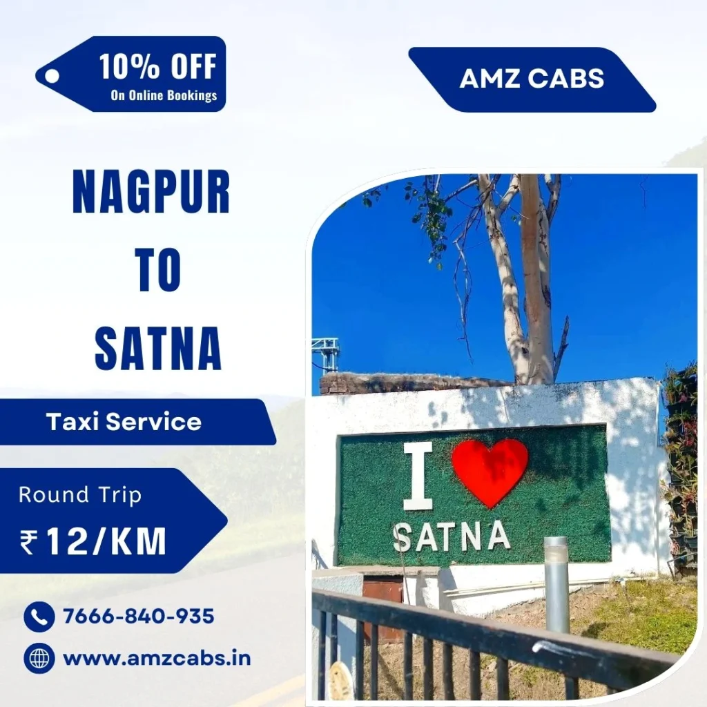 Nagpur to Satna Taxi