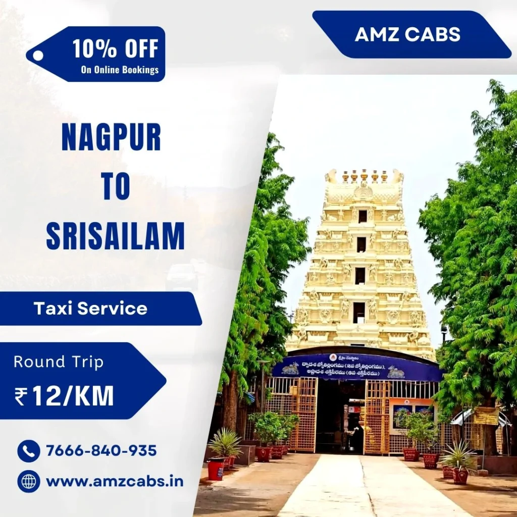 Nagpur to srisailam Taxi