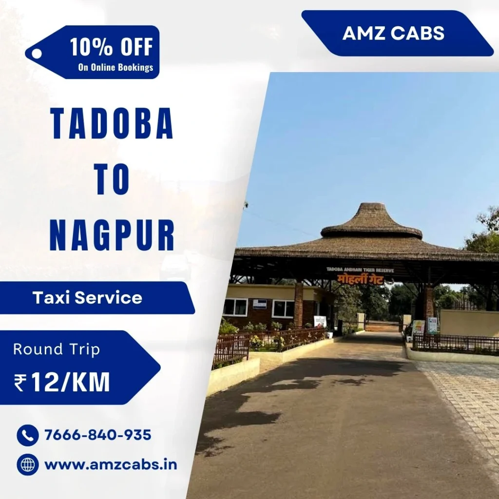 Tadoba to Nagpur taxi