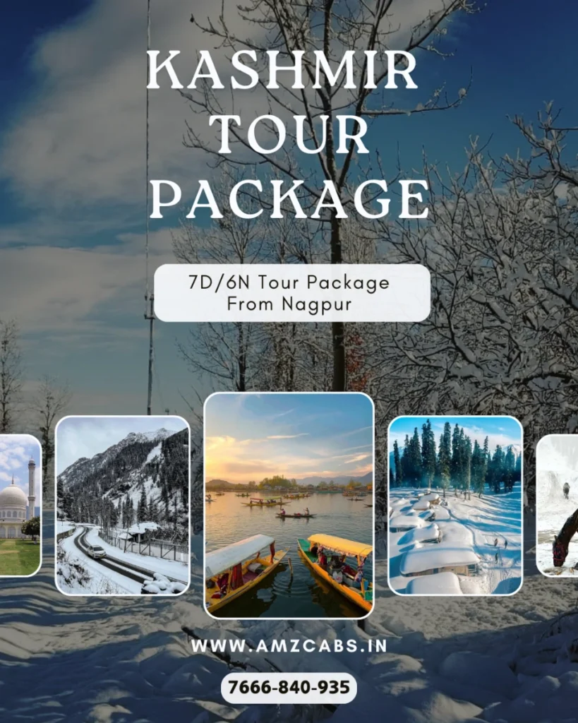 Kashmir Tour Package from Nagpur