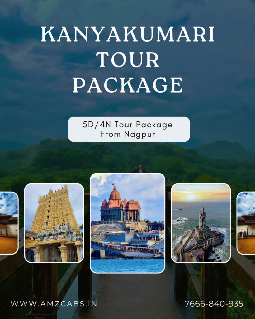 Kanyakumari Tour Package from Nagpur