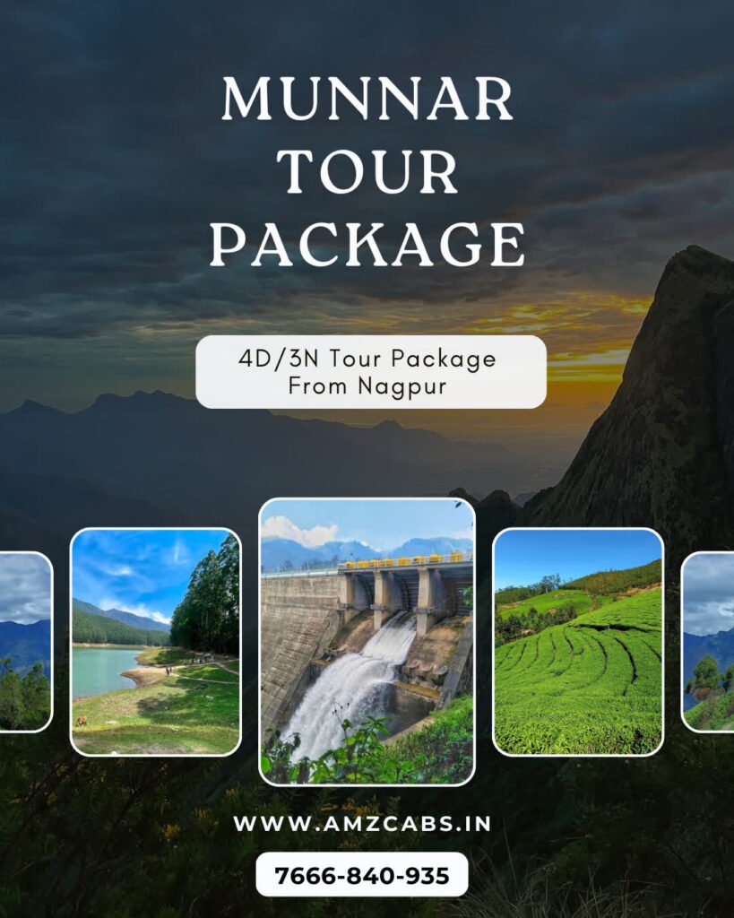 Munnar Tour Package from Nagpur