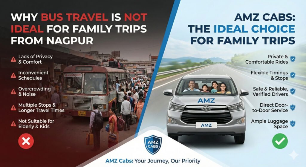 Why Bus Travel Is Not Ideal for Family Trips from Nagpur