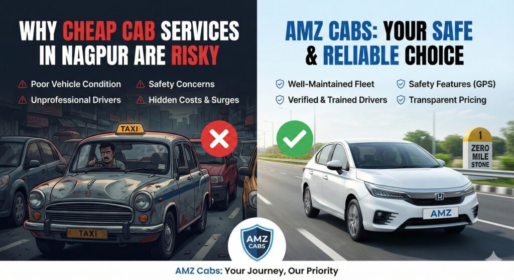 Why cheap cab services in nagpur are risky