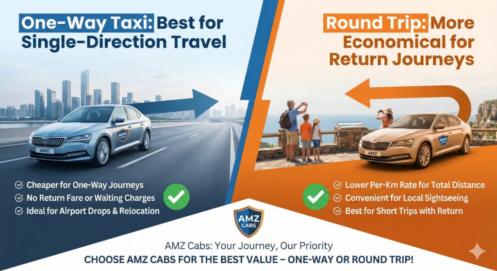 One Way Taxi vs Round Trip What Is Cheaper?