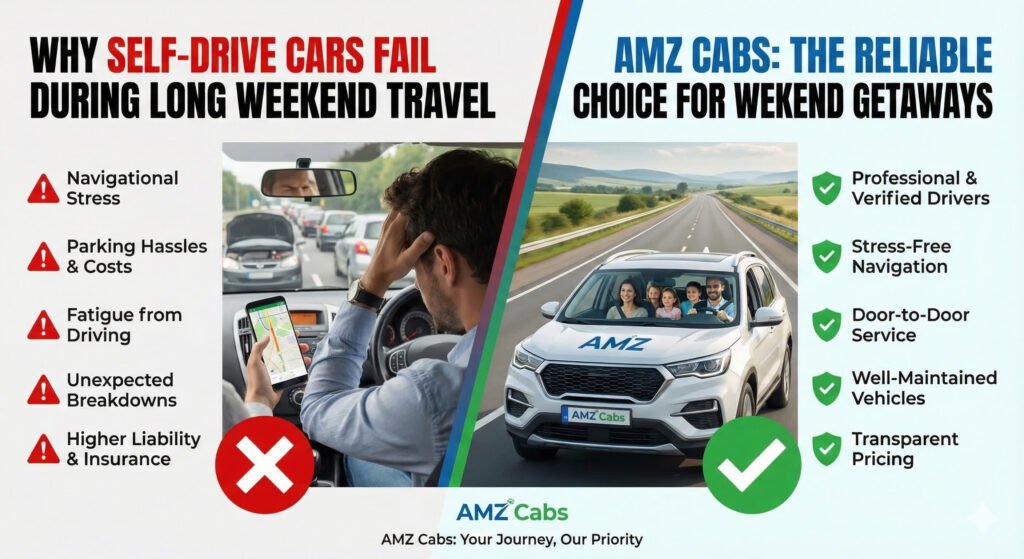 Why Self-Drive Cars Fail During Long Weekend Travel