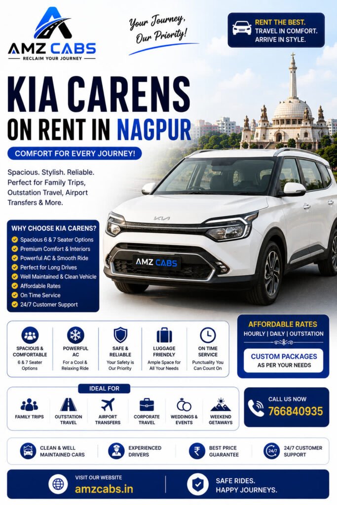 Kia Carens On Rent In Nagpur