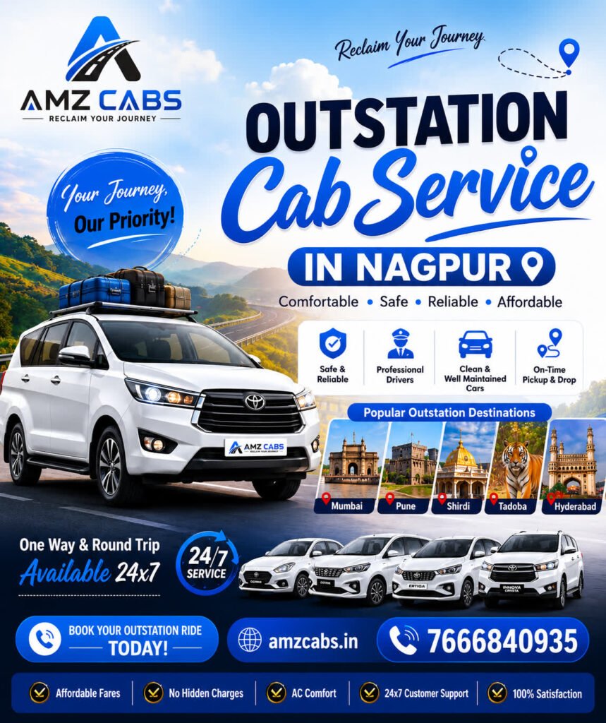 Outstation Cab Service in Nagpur
