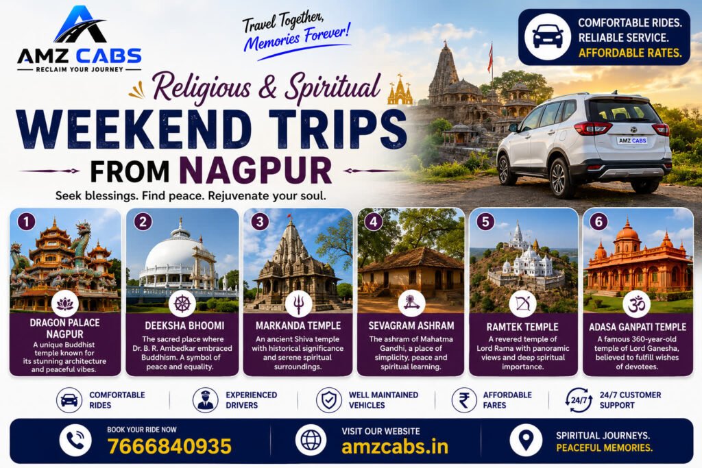 Religious & Spiritual Weekend Trips from Nagpur