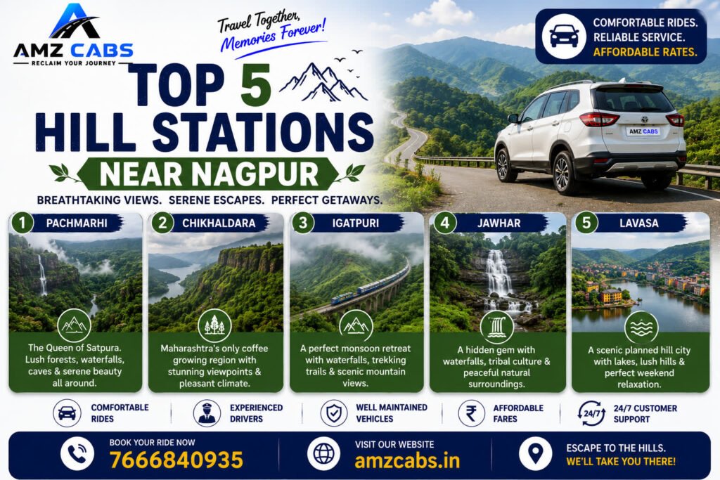 Top 5 Hill Stations Near Nagpur