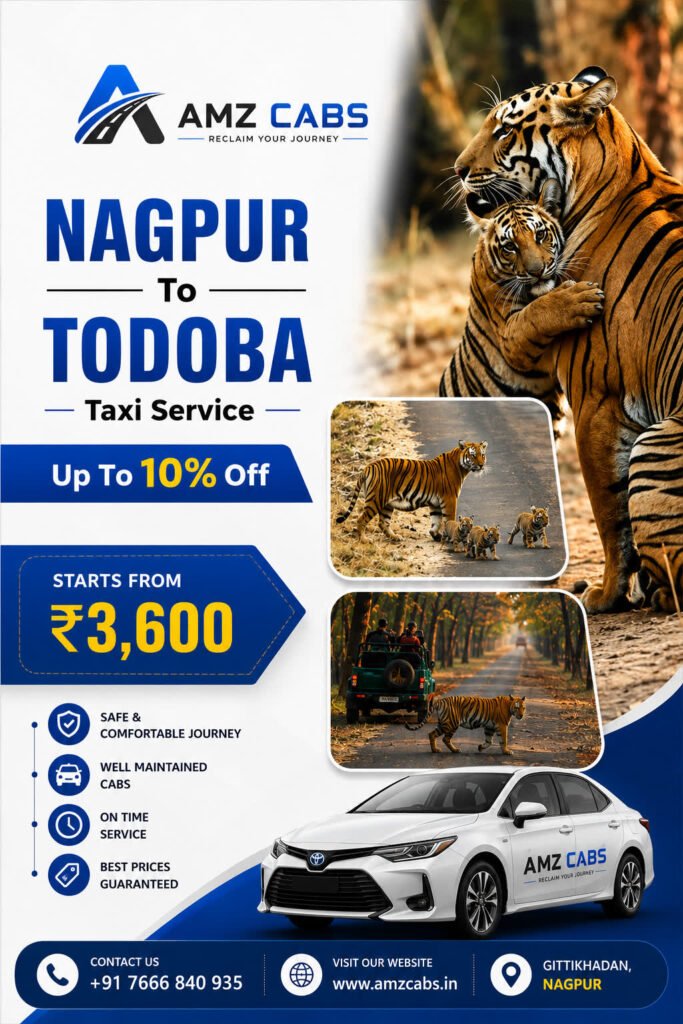 Nagpur to Tadoba Taxi Service