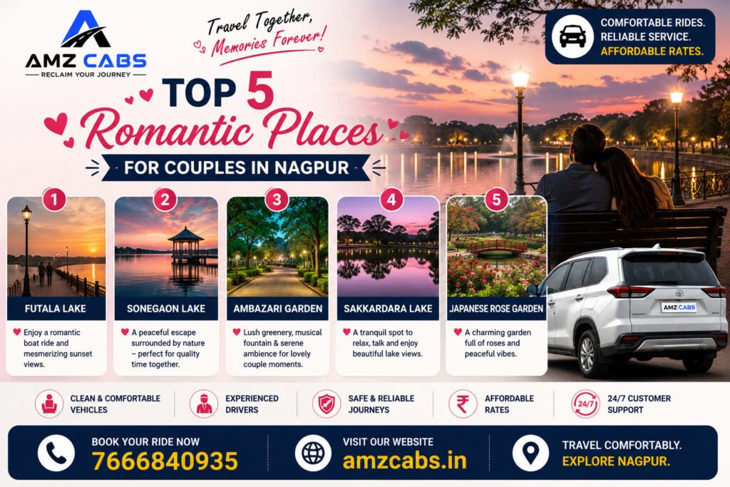 Top 5 Romantic Places for Couples in Nagpur