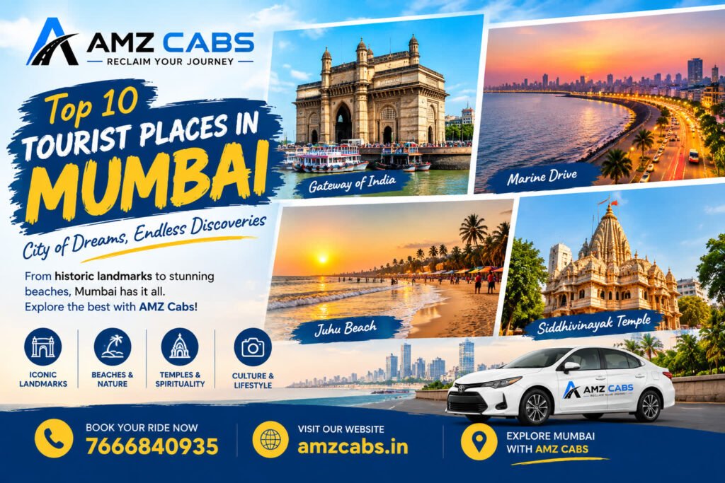 Top 10 Tourist Places in Mumbai