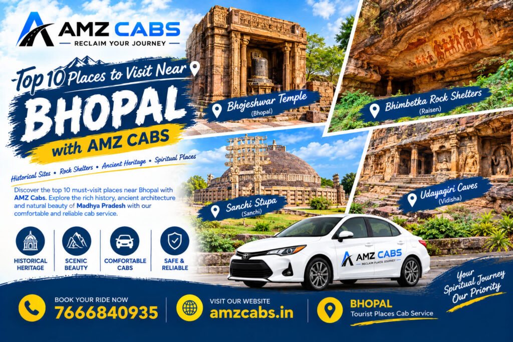 Top 10 Places to Visit Near Bhopal